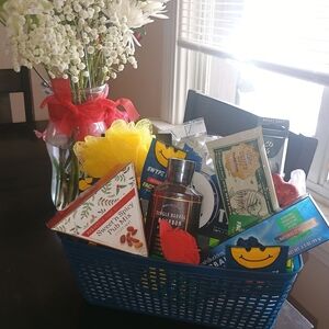 Men's bath and body works single barrel bourbon basket anniversary birthday